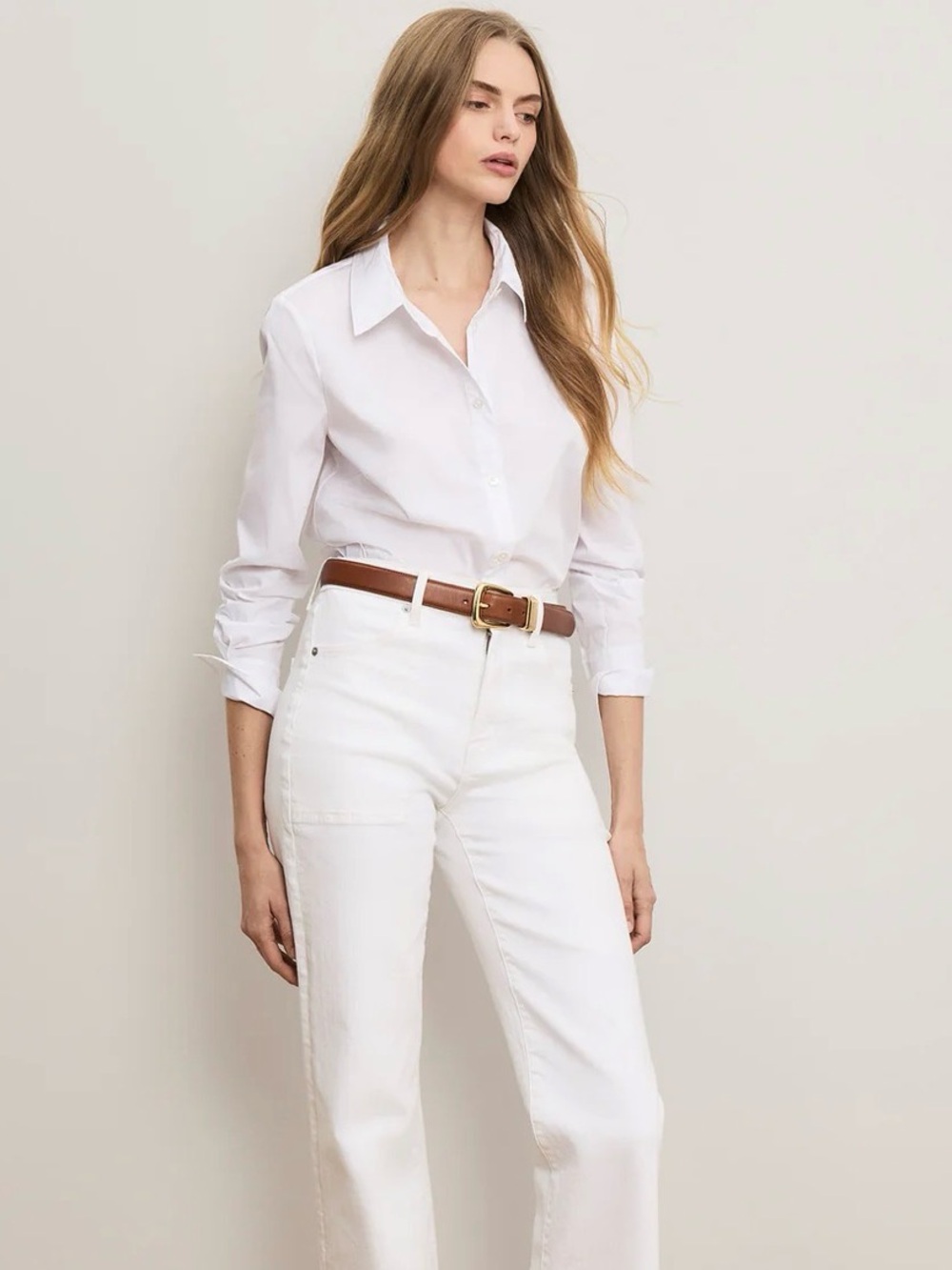 Veronica Beard Marisol White Button Down, size 6, NWT